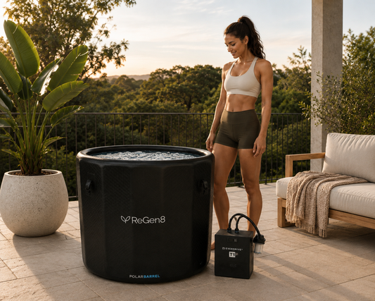 ReGen8 Polar Barrel Cold Plunge with T1 Chiller