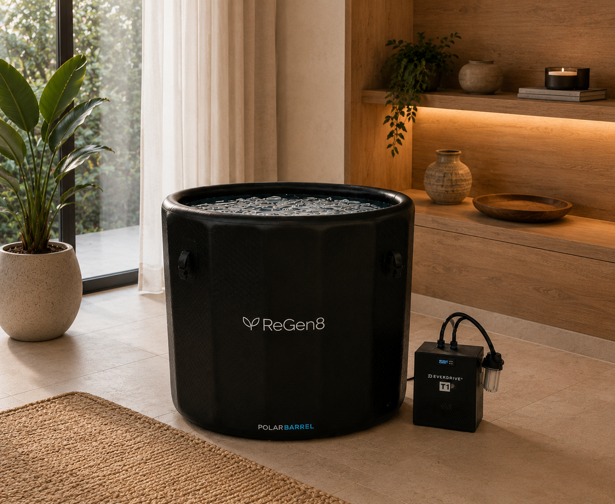 ReGen8 Polar Barrel Cold Plunge with T1 Chiller