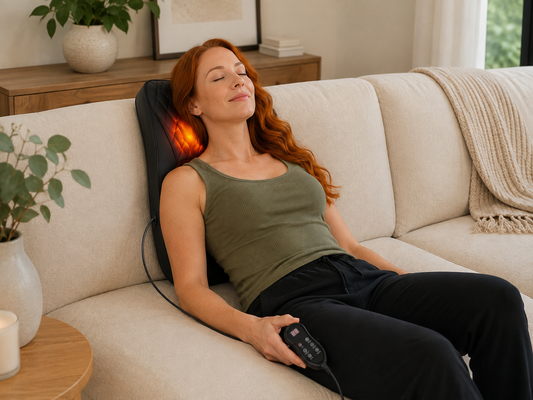 Livemor Back Massager with Heat and Traction