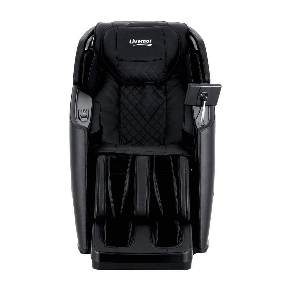 Livemor 4D Luxury Massage Chair with Zero Gravity, Heat & Bluetooth Speakers - REILY