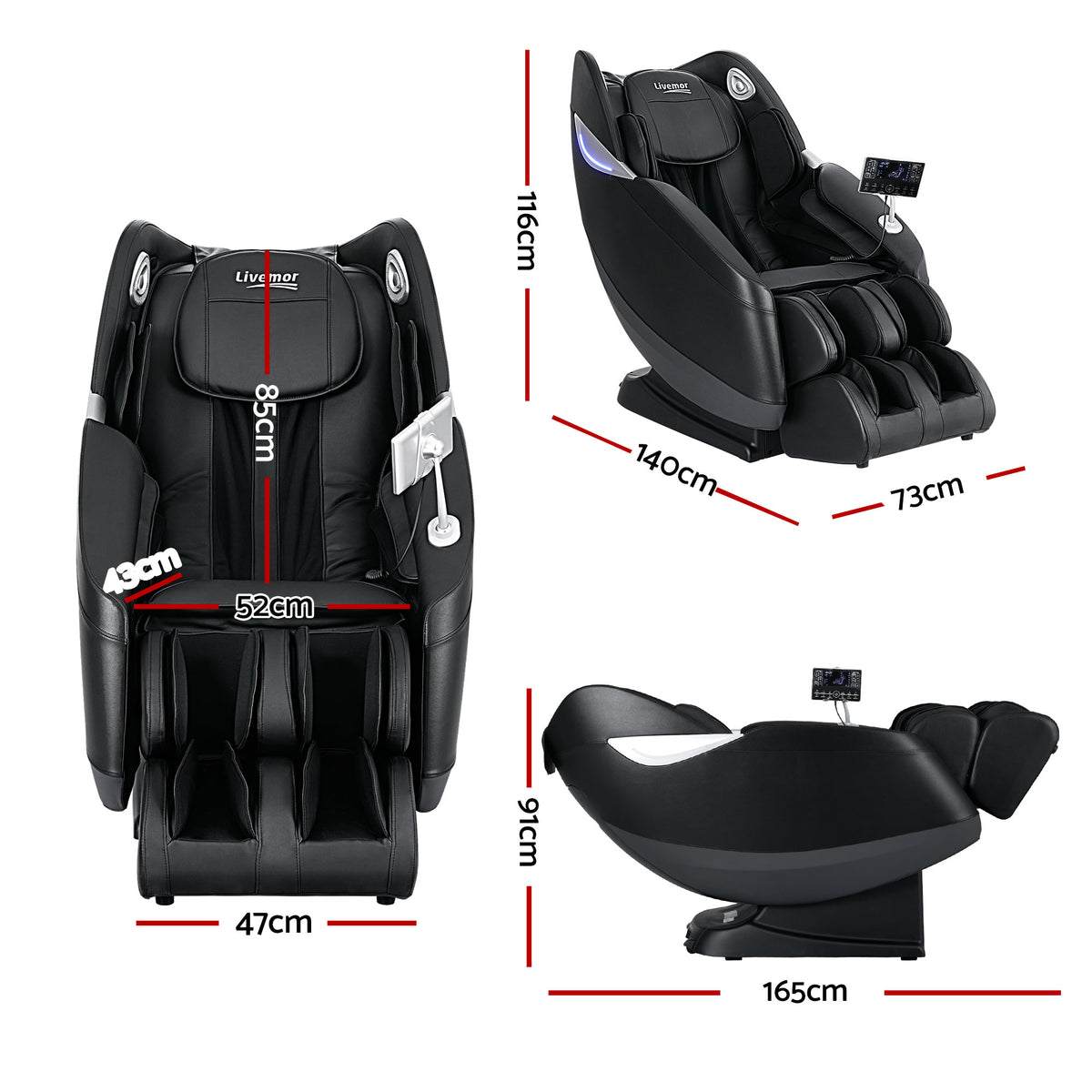 Electronic Massage Chair - Livemor 3D - FLYNN