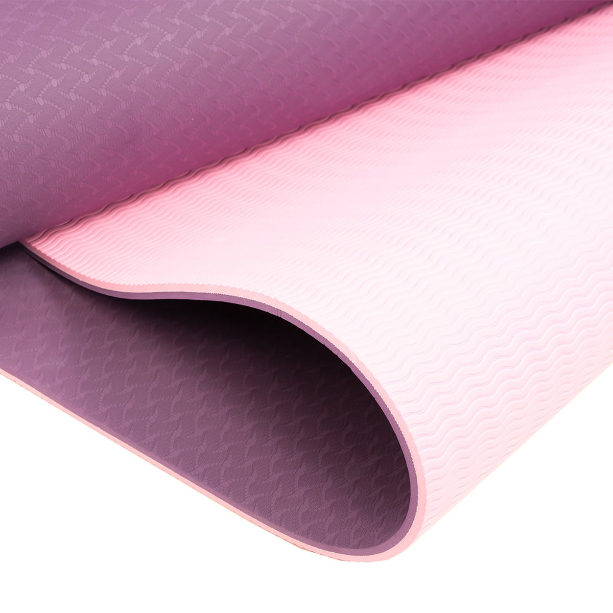 Exercise Mat with carry strap - Dark Purple