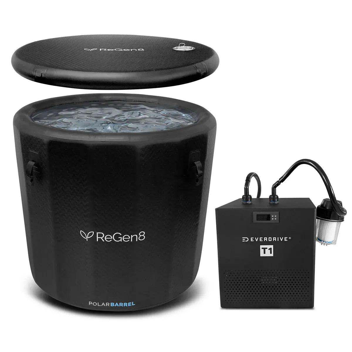 ReGen8 Polar Barrel Cold Plunge with T1 Chiller